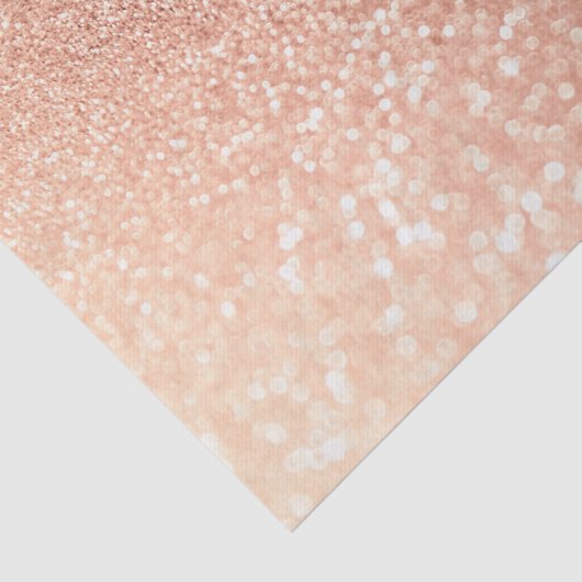 Droge Roos Gold Glitter - Perzikglazige werking Tissuepapier (Detail)