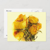 Droge Rozen Briefkaart (Voorkant / Achterkant)