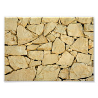 Droge steenwand