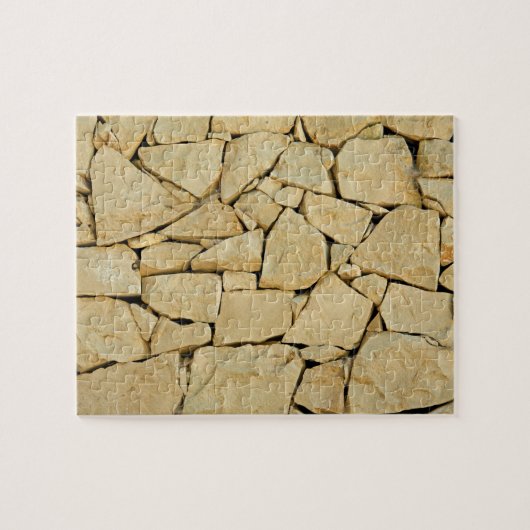 Droge steenwand legpuzzel (Horizontaal)