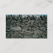 Droge steenwand visitekaartje (Achterkant)