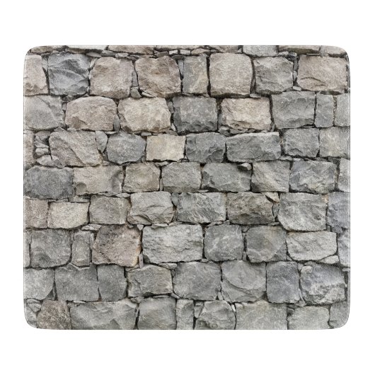 Droge Stenen Muur Eigenzinnig Snijplank (Voorkant)