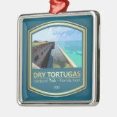 Droge Tortugas NP (PF1) Metalen Ornament (Links)