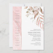 Droge vulling repetitie Dinner Blush Pink ID817 Kaart (Voorkant)