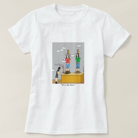 "Droge warmte" T-shirt (Design voorkant)