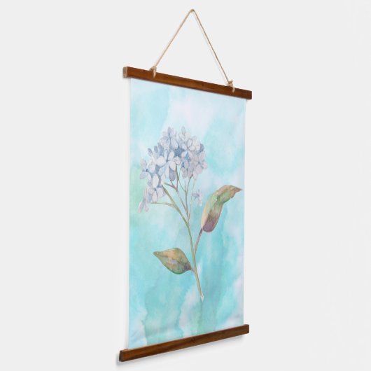 Droge Waterverf Hydrangea Hangend Wandkleed (Gebogen)