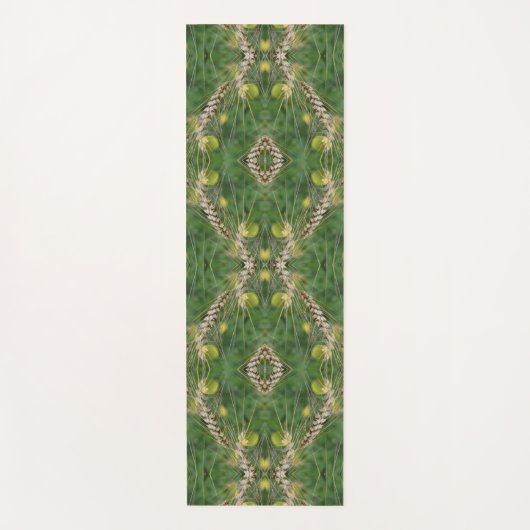 Droge zomergras Abstract Yogamat (Voorkant)