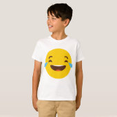 Drogen met lachende emoji t-shirt (Voorkant volledig)