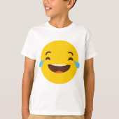Drogen met lachende emoji t-shirt (Voorkant)