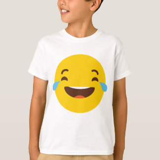 Drogen met lachende emoji t-shirt