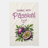 Drogen met passie! (Fruit) Passievrucht Theedoek (Verticaal)