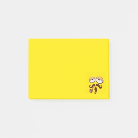 Drogen van Baby Geel FaceFancy Geel Post-it® Notes (Voorkant)