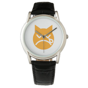 Drogen van Emoji Cat Horloge