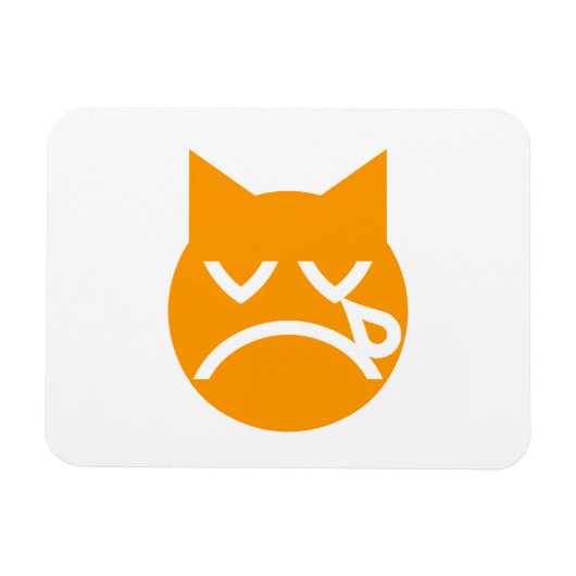 Drogen van Emoji Cat Magneet (Horizontaal)