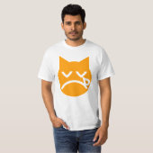 Drogen van Emoji Cat T-shirt (Voorkant volledig)