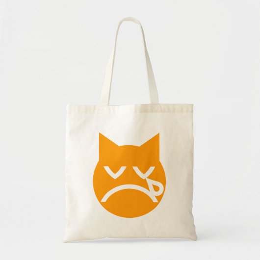Drogen van Emoji Cat Tote Bag (Voorkant)
