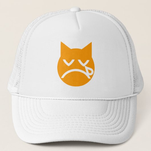Drogen van Emoji Cat Trucker Pet (Voorkant)