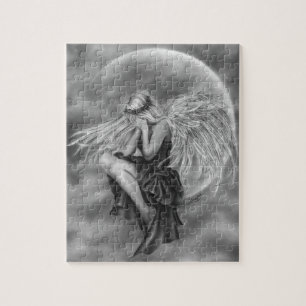 Drogen van Moon Angel Jigzaag Puzzle Legpuzzel