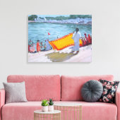 Drogen van Sari Pushkar Canvas Afdruk (Insitu (Woonkamer))