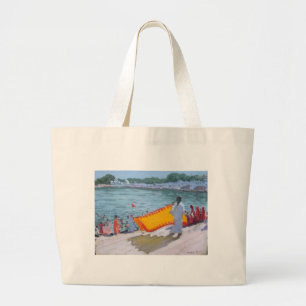 Drogen van Sari Pushkar Grote Tote Bag