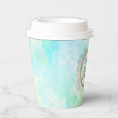 Droger papier van Pastels Lotus Papieren Bekers (Rechts)