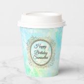 Droger papier van Pastels Lotus Papieren Bekers (Voorkant)