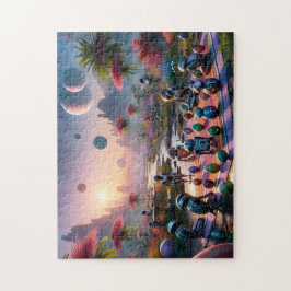 Droid Easter Celebration Sci-Fi for Space Lovers Legpuzzel