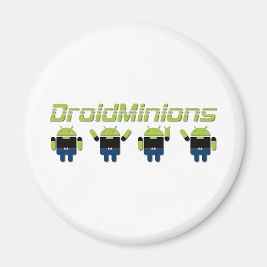 Droid Minions Magneet (Voorkant)