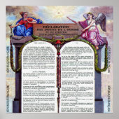 Droits de l'homme poster (Voorkant)