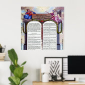 Droits de l'homme poster (Thuiskantoor)