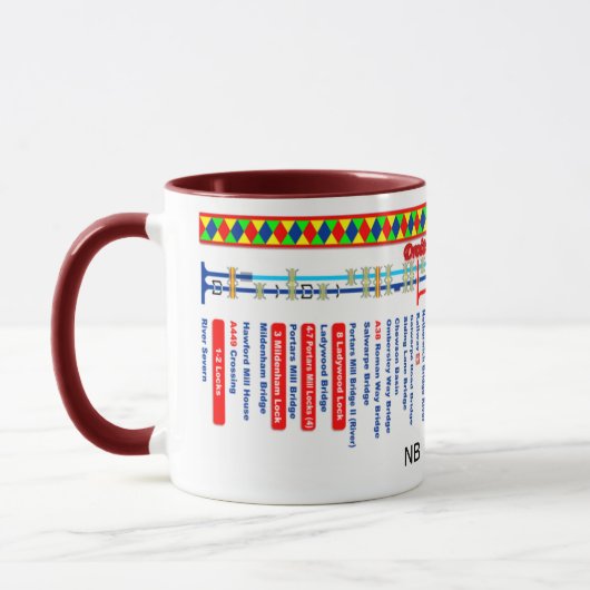 Droitwich Canal Route Map Mok (Links)