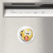 Drolii 3D Emoji Round Magnet (Insitu (Vaatwasser))