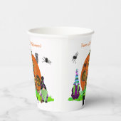 Drollere kabouters Halloween  Papieren Bekers (Rechts)