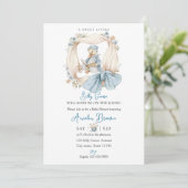 Drollere Kuiken Baby Shower Uitnodiging (Staand voorkant)