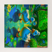 Drollige Eendenpoel Legpuzzel (Horizontaal)