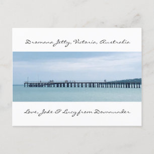 Dromana Jetty, Victoria, Australië Briefkaart