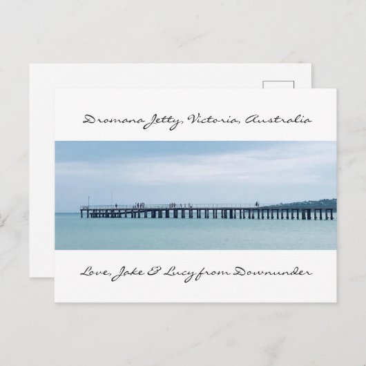 Dromana Jetty, Victoria, Australië Briefkaart (Voorkant / Achterkant)
