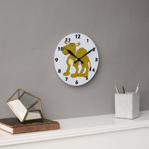 Dromedaris Kameel Design Ronde Klok