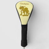 Dromedaris Kameelontwerp Golfheadcover (Voorkant)