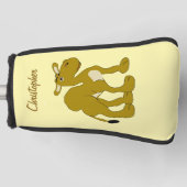 Dromedaris Kameelontwerp Golfheadcover (Voorkant)