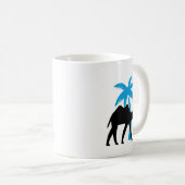 Dromedaris Kruisende Kameel Koffiemok (Voorkant rechts)