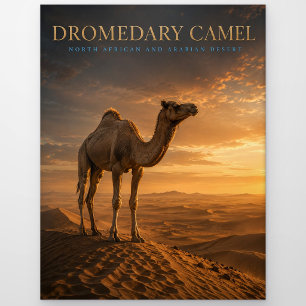 Dromedaris Woestijnduinen DIEREN Briefkaart