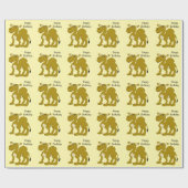 Dromedary Camel Any Background Colour Birthday Cadeaupapier (Vlak)