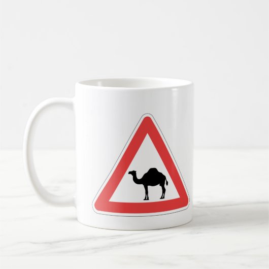 Dromedary Crossing Camel Koffiemok (Links)