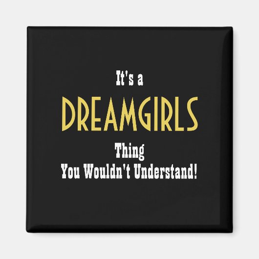 Dromemeisjes Magnet (Voorkant)