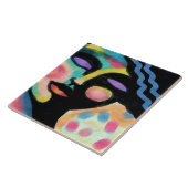 Dromen Abstract digitaal portret van een vrouw Tegeltje (Zijkant)