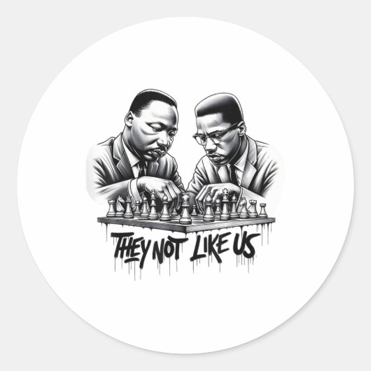 Dromen als Luther King Ronde Sticker (Voorkant)