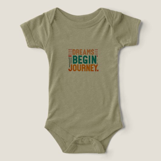 Dromen Begin Reis T-shirt (Design voorkant)