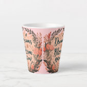 Dromen beginnen met een nieuwe latte Mok (Voorkant)