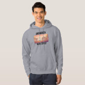 "Dromen beginnen op straat" Basketbal Hoodie (Voorkant volledig)